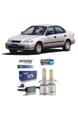 HONDA CİVİC 1996-2001 ARACA ÖZEL H4 LED XENON SENTİNEL PREMİUM 15BİN LÜMEN - 1