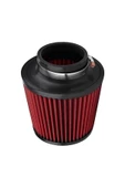 K&N YÜKSEK PERFORMANS ARTTIRICI AÇIK HAVA FİLTRESİ UNİVERSAL KIRMIZI GÜÇ ARTIRICI FİLTRE 76MM - 3