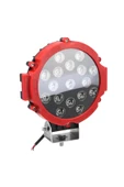 PROJEKTÖR ÇALIŞMA LAMBAS 17 LED 51W KAPUT ÜSTÜ-SİS LAMBAS OFFROAD-ATV-TRAKTÖR-İŞMAKİNASI-KARAVAN-TIR - 1