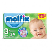 MOLFIX  3 numara JUMBO BEZ MIDI(4-9KG) - 1