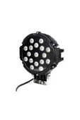 PROJEKTÖR ÇALIŞMA LAMBAS 17 LED 51W KAPUT ÜSTÜ-SİS LAMBAS OFFROAD-ATV-TRAKTÖR-İŞMAKİNASI-KARAVAN-TIR - 1