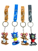 Tom Ve Jerry Anahtarlık 4 Adet Mega Set - 1