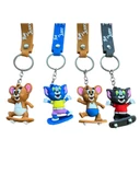 Tom Ve Jerry Anahtarlık 4 Adet Mega Set - 4
