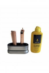 Clıpper Tam Metal Benzinli Çakmak Clıpper 80ml Benzin - 2