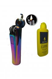Clıpper Tam Metal Benzinli Çakmak Icy Clıpper 80ml Benzin - 1