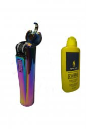Clıpper Tam Metal Benzinli Çakmak Icy Clıpper 80ml Benzin - 4