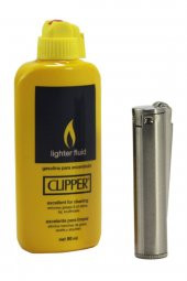 Clipper Mat Gri Benzinli Çakmak Ve Clipper Benzin Garanti Belgeli - 2
