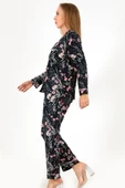 DoReMi Flower Garden Uzun Kollu Kadın Pijama Takım - 8