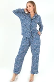 DoReMi Papatya Desenli Uzun Kollu Kadın Pijama Takım thumbnail 7