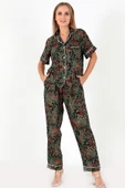 DoReMi Desenli Kısa Kollu Kadın Pijama Takım - 1