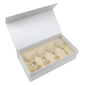 Mika Silikon Vakumlu Yüz Masaj Kupası 4'lü Set Bej Renk thumbnail 3