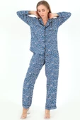 DoReMi Papatya Desenli Uzun Kollu Kadın Pijama Takım thumbnail 5