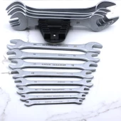 İki Ağızlı Anahtar Seti Takımı 12'li Çatal Ağız Ağızlı Tip Anahtar Chrome Vanadium - 6