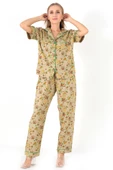 DoReMi Floral Kısa Kollu Kadın Pijama Takım thumbnail 7
