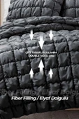 Evlen Home Collection Puff Yatak Örtüsü Seti Tek Kişilik El İşi Pamuklu Yorgan Uyku Takımı 2 Parça - 4