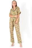 DoReMi Floral Kısa Kollu Kadın Pijama Takım thumbnail 6
