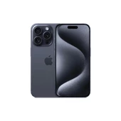 Yenilenmiş IPHONE 15 PRO 128GB -B Kalite- Mavi Titanyum - 1