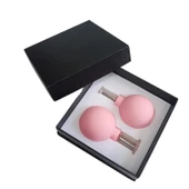 Mika Silikon Vakumlu Yüz Masaj Kupası 2'li Set Pembe Renk thumbnail 3