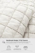 Evlen Home Collection Puff Yatak Örtüsü Seti Tek Kişilik El İşi Pamuklu Yorgan Uyku Takımı 2 Parça - 10