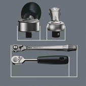 Wera 8004 A Metal Mafsallı Cırcır Zyklop 1/4" 05004004001 - 5