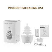 Hava Nemlendirici Şans Ağacı Ultrasonik Difüzör Aroma Yayıcı RGB 250ml BHU-09 - 6