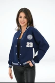 Kadın 23 Numaralı Nakışlı Kolej Ceket 1854-25-3 - 3