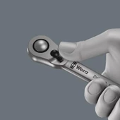 Wera 8004 A Zyklop Metal Yön Mandallı Cırcır, 1/4" Sürücülü, 1/4" x 141 mm - 6