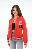 Kadın 23 Numaralı Nakışlı Kolej Ceket 1854-25-3 - 2