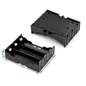 18650 Üçlü Pil Kutusu Pil Yuvası thumbnail 5