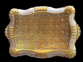 Royking Small Carded Dikdörtgen Tepsi Gold 43x30 cm VL-76 - 1