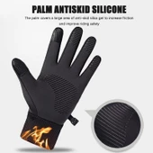 Motosiklet-kayak Eldiven Su-soğuk Geçirmez Dokunmatik Parmk Medium - 2