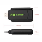 Schulzz 1800 Mbps Wifi6 USB3.0 DualBand Wifi Adaptörü FreeDriver 2.4G/5GHz - 6