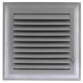 Menfez Banyo Wc Tuvalet Havalandırma Plastik Panjur Gri 30x30 CM thumbnail 2