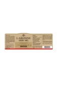 Solgar L-Arginine 1000 Mg 90 Tablet thumbnail 7
