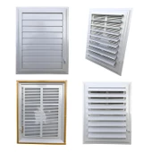 Menfez Banyo Wc Tuvalet Havalandırma Plastik Panjur Gri 35x55 CM thumbnail 8