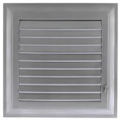 Menfez Banyo Wc Tuvalet Havalandırma Plastik Panjur Gri 35x55 CM thumbnail 4