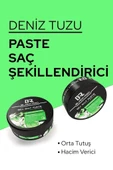Black Red Sea Salt Paste Saç Şekillendirici Mat Doğal Görünüm Orta Sertlik Wax 120 Ml - 2
