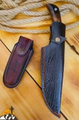 Ceviz Sap Outdoor Kamp Bıçağı Çakısı Piknik Bıçak Çakı Mutfak Bıçağı Kılıflı ( KMP-01 ) - 5