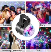 Disko Topu Parti Işıkları 7 Renk Led  Usb Girişli Sese Duyarlı Rgb Uzaktan Kumandalı - 3