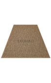 Salda Koleksiyonu iç ve Dış Mekan Kullanımına Uygun Jüt Görünümlü Yumuşak Dokulu Sisal Kilim SLD 03 Natural - 5