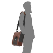 SHAD CAFE RACER KAHVERENGİ RETRO YAN ÇANTA SADDLE BAG X0SR38 thumbnail 4