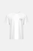 OVERSIZED FIT NEXT UNISEX TSHIRT BEYAZ - 1