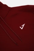 Kapüşonlu Regular Fit Next Unisex Sweatshirt Bordo - 3