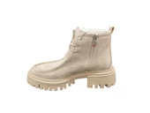 Cudo Kalın Taban Fermuarlı İçi Kürklü Yumuşak İç Pedli Günlük Kadın Süet Bot - 10