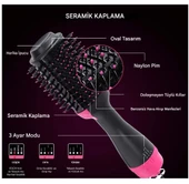 QASUL Pratik Hava Üflemeli Saç Kurutma Ve Şekillendirme Aleti 1200W - 6