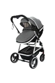 YOYKO City Seyahat Sistem Bebek Arabası 3 In 1 Gri Silver - 3