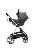 YOYKO City Seyahat Sistem Bebek Arabası 3 In 1 Gri Silver - 2