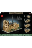 LEGO ® Architecture Mimari Simgeler Koleksiyonu: Notre Dame Katedrali 21061 – Yapım Seti (4383 Parça) - 2