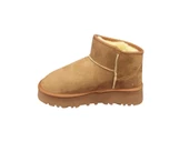 Cudo Kalın Platform Taban İçi Kürklü Günlük Kadın Süet Bot - 2