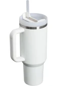 Stanley Quencher Pipetli Termos Bardak 1.18 lt, Buz Beyazı - 3